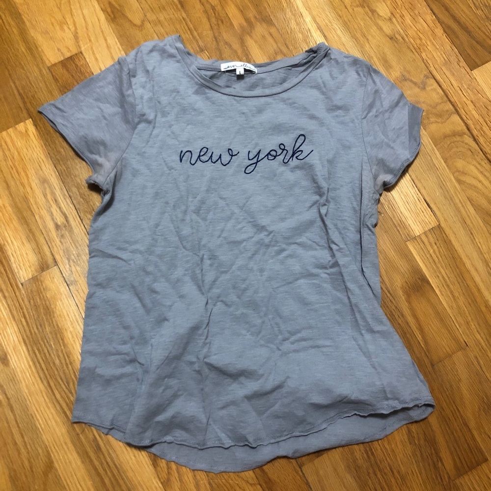 Ever Ellis Stitched New York T Shirt